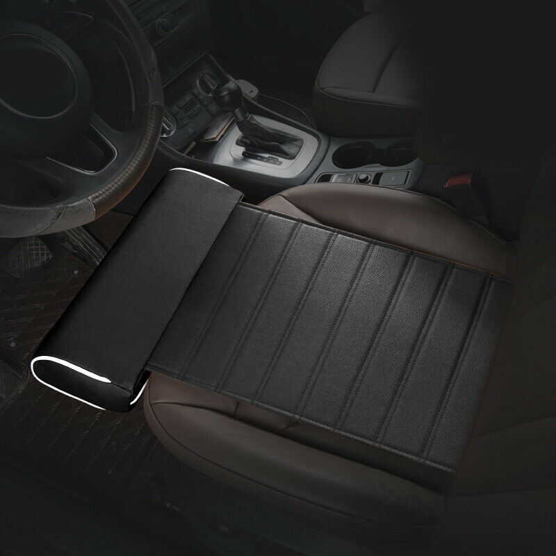 Car Interior Seat Cushion Foot Leg Support Pillow Long Knee Pad Thigh PU Leather