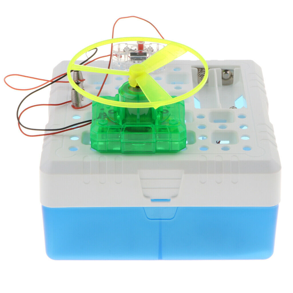 DIY Assembled Flying Disc Electric Circuit Science Kit Kids Student Physical
