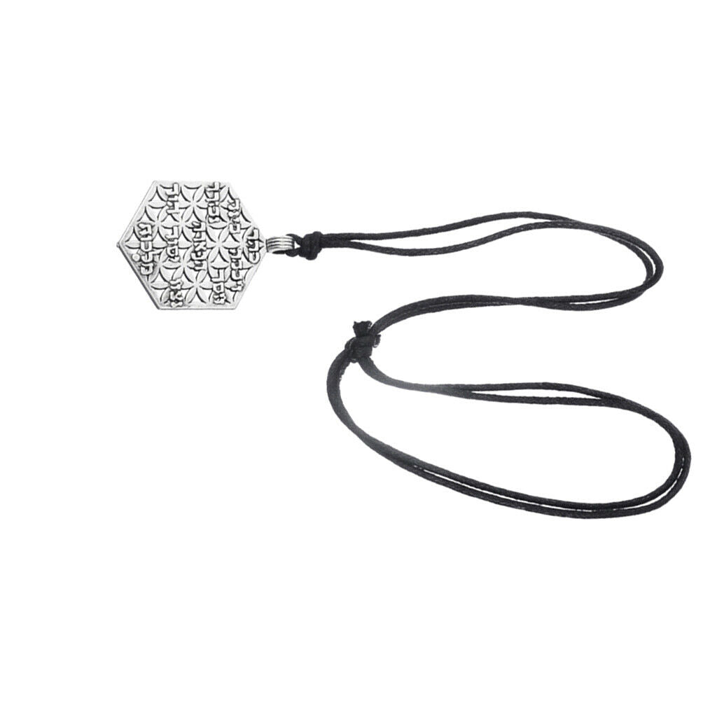 Pendant Chain Necklace Engraved Flower Knotted Adjustable Chain Jewelry