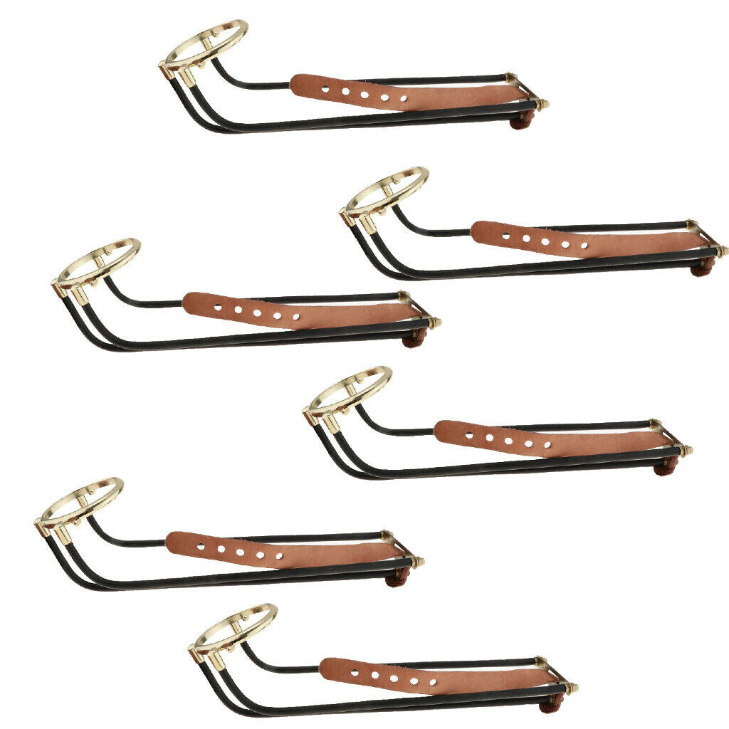 6Pcs Pool Billiard Table Metal Pocket Rail Snooker Replacement Supplies