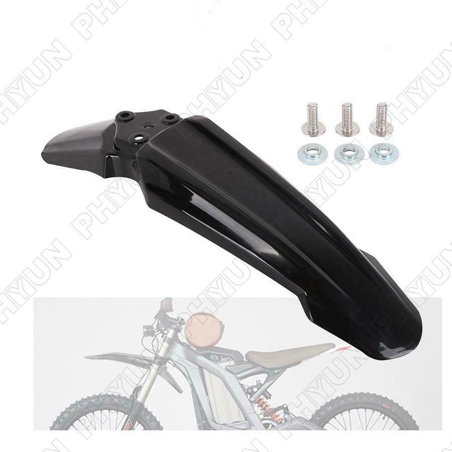 Front Fender Mudguard Cover Protect For Sur-Ron Motorcycle Black Quality Plastic