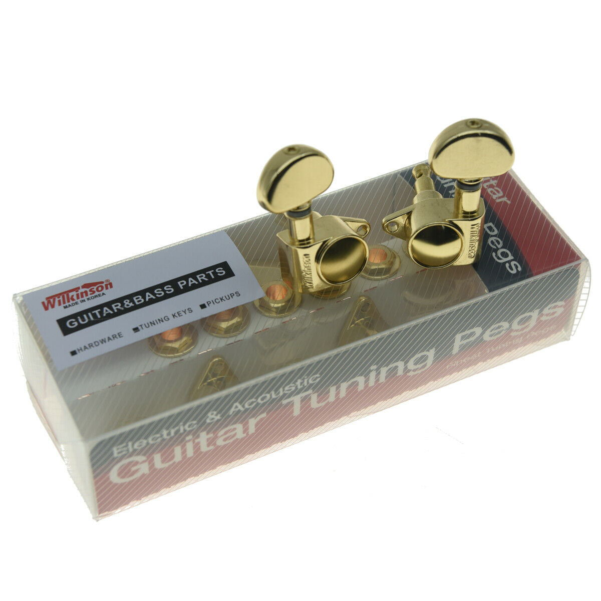 Wilkinson 3x3 Full Size Guitar Tuner Machine Heads For Gibson/Acoustic Guitar GD
