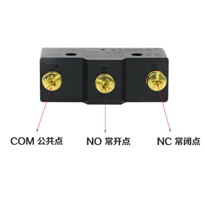 5pcs Limit Switch 3 Screw Terminal Momentary Short Roller Hinge Lever 1NO,1NC