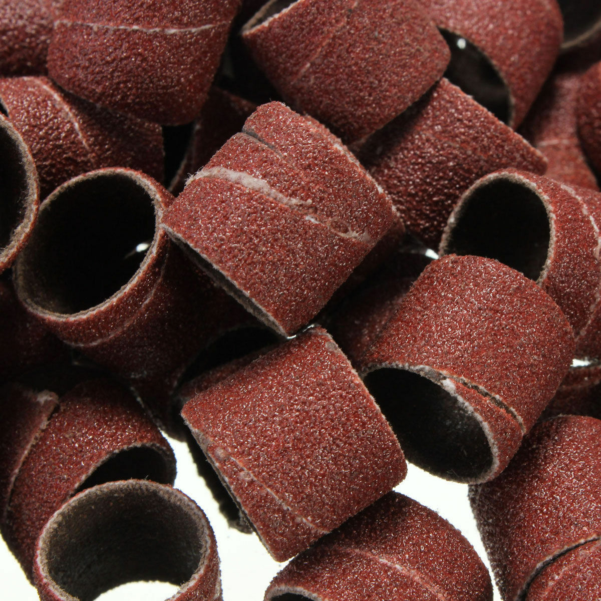100x 1/2" Sanding Bands Kit + 2 Sanding Drum Mandrels for Rotary Tools