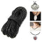9M Black Leather Braided String Cord Chain 3MM Necklace Rope For Jewelry