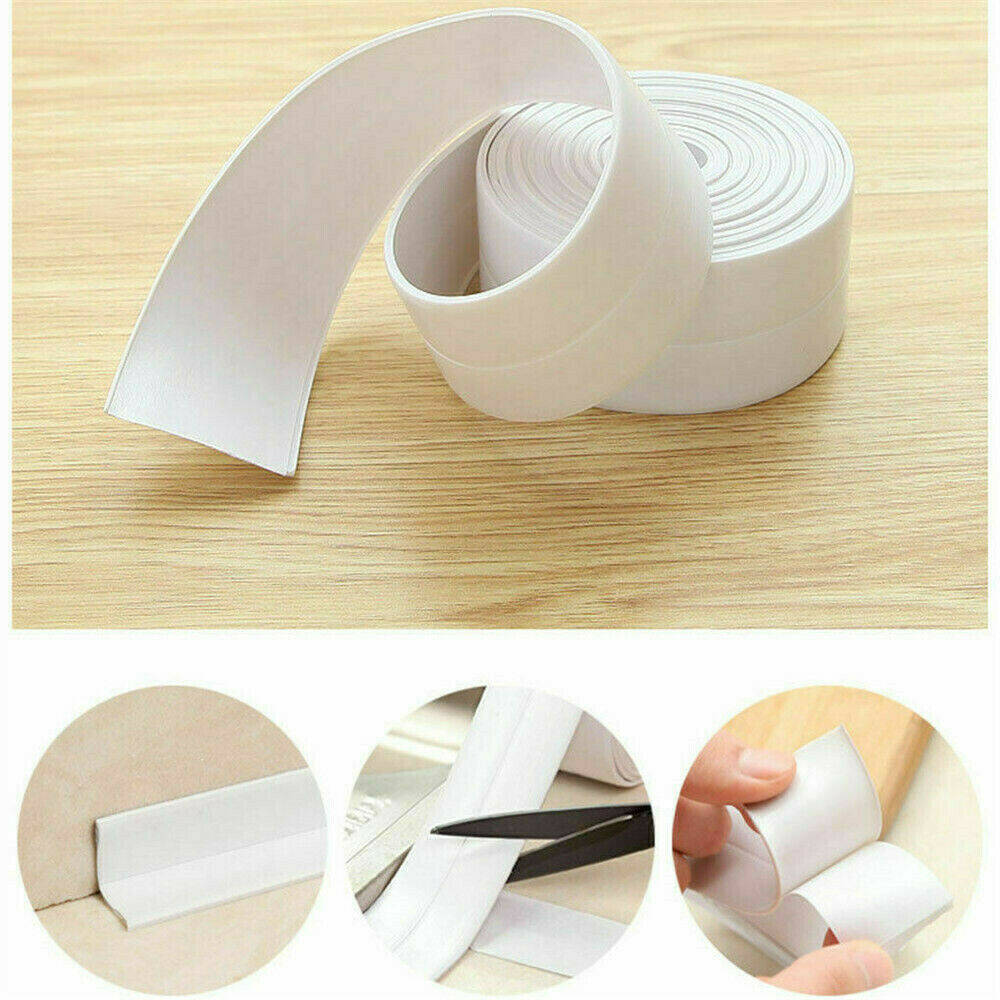 10.5ft Bath Wall Sealing Strip Self-Adhesive Kitchen Caulk Repair Tape Bathroom