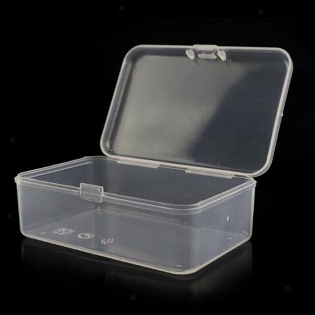 Set of 5 Clear Ring Storage Case Organizer Holder for Compressed Masks Beads