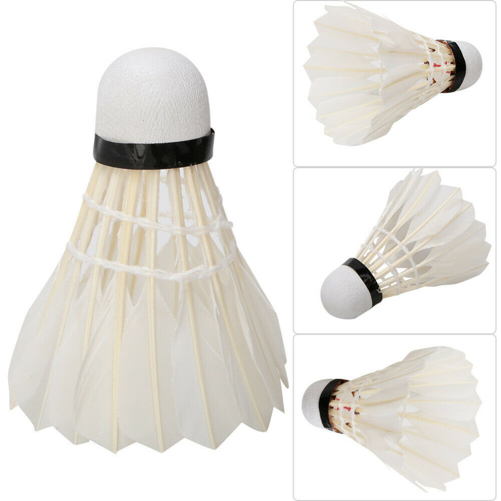 5PCS Durable Feather Badminton Ball Shuttlecock Birdies Sports Training Game