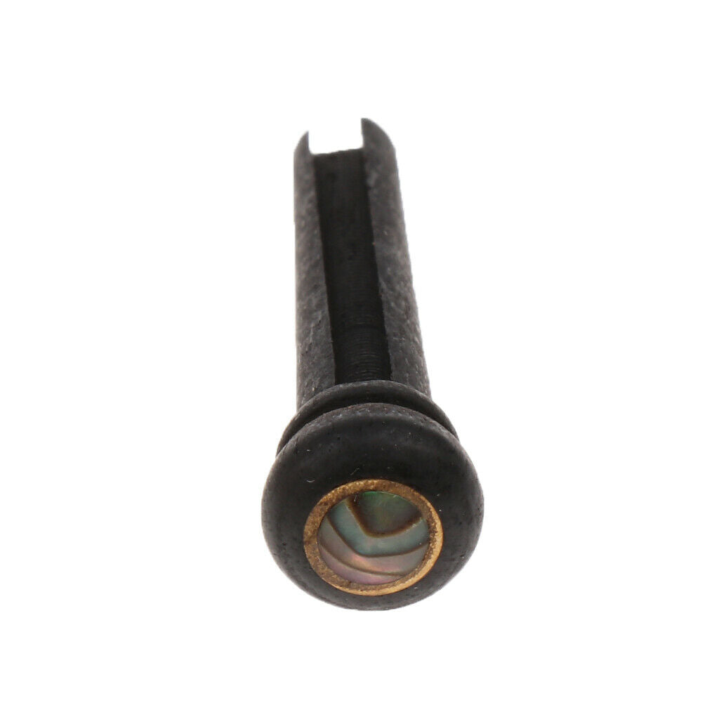6x Abalone Dot Guitar Bridge Pins for Acoustic Guitar Part Accessories 30mm