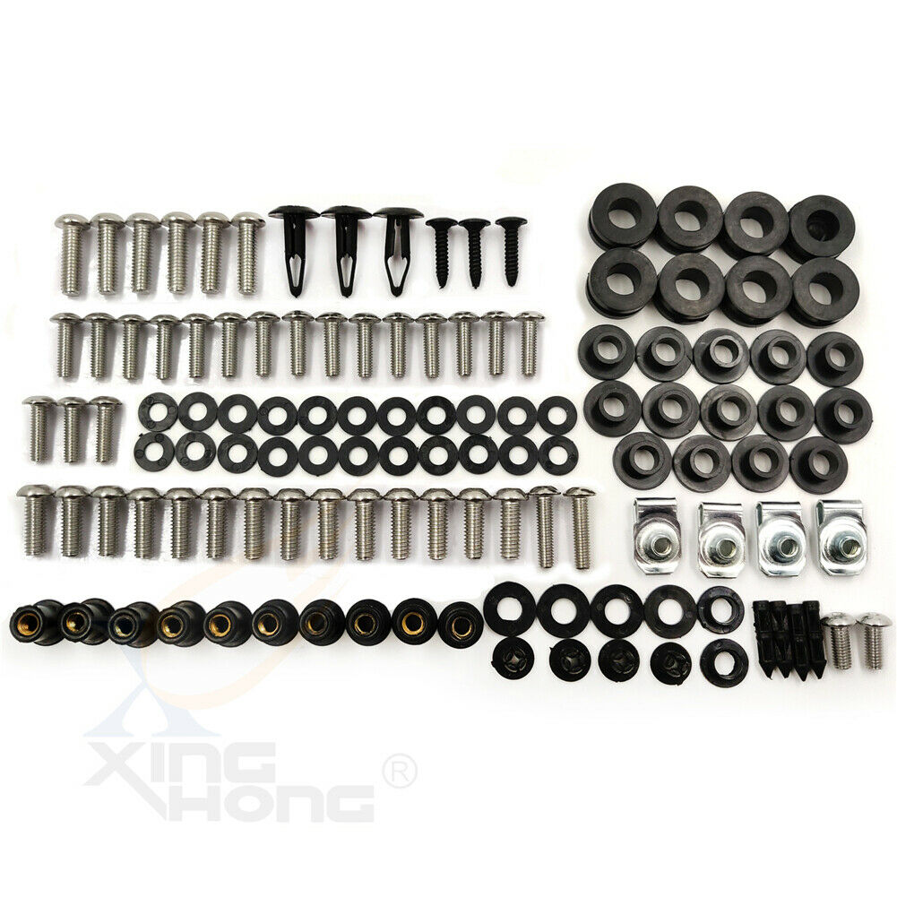 Fairing Bolt Kit Complete Body Screws For Kawasaki Ninja 250 EX250R 2008 - 2012