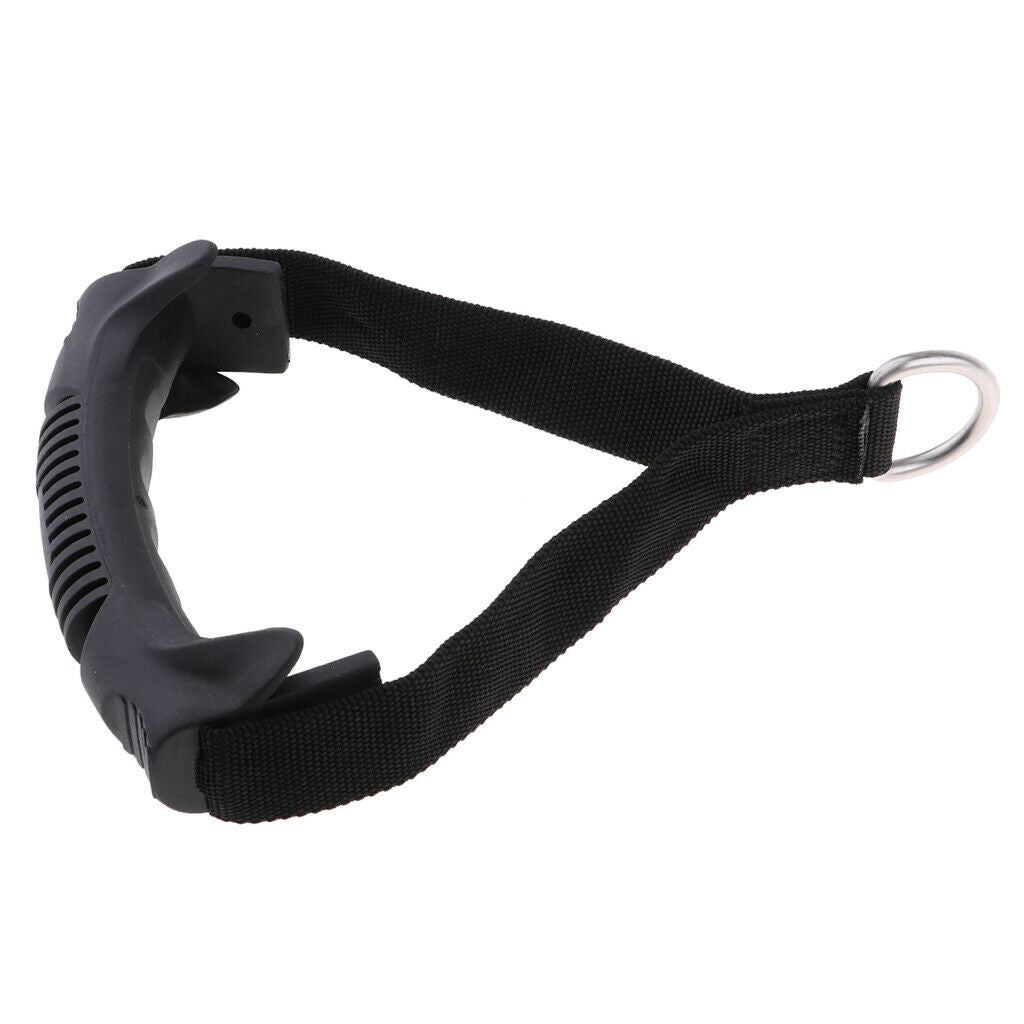 Handle Pull Grips Webbing D-Ring Fitness Equipment Handlebar Gym Accessory