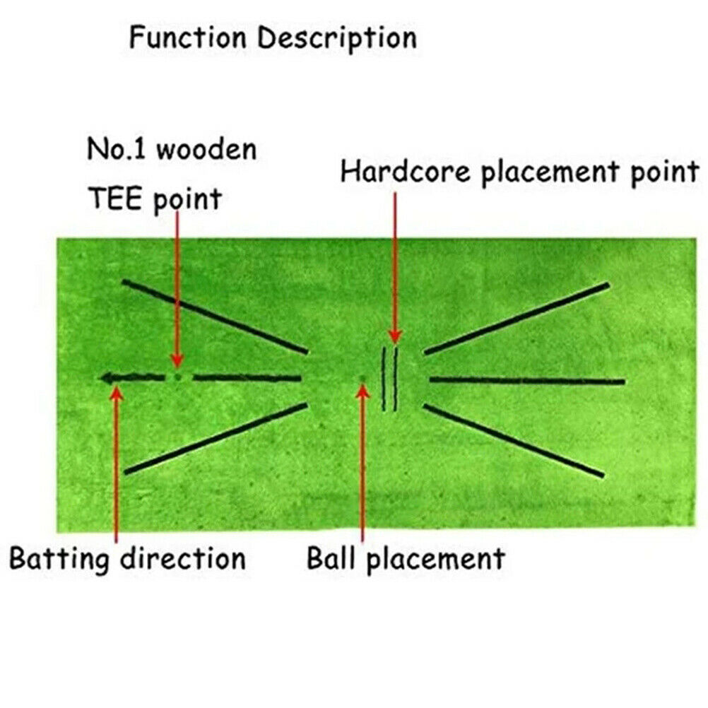 Outdoor Golf Training Mat Practice Hitting Mat Mini Golf Practice Training Mat