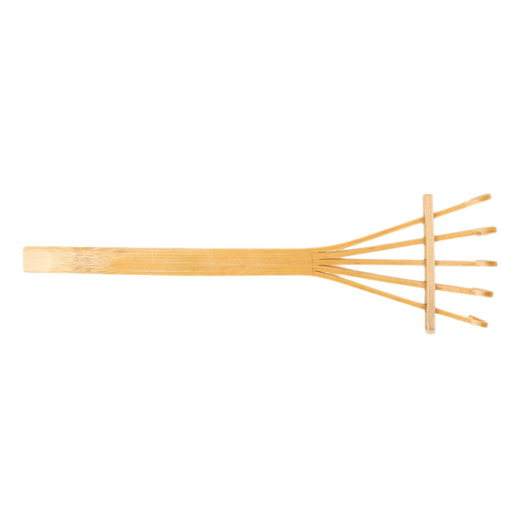 2pcs/set Bamboo Rake Ornament for Home Garden Bonsai Microlandscape Decor