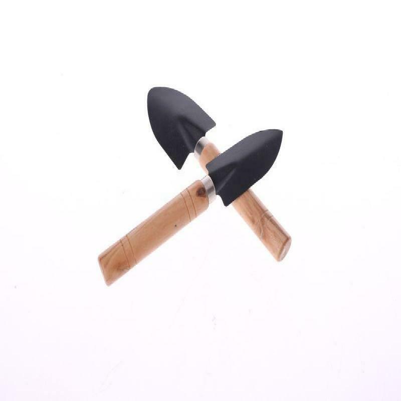 3pcs Mini Garden Shovel Rake Spade Erramientas Bonsai Tools Set Wooden Handle