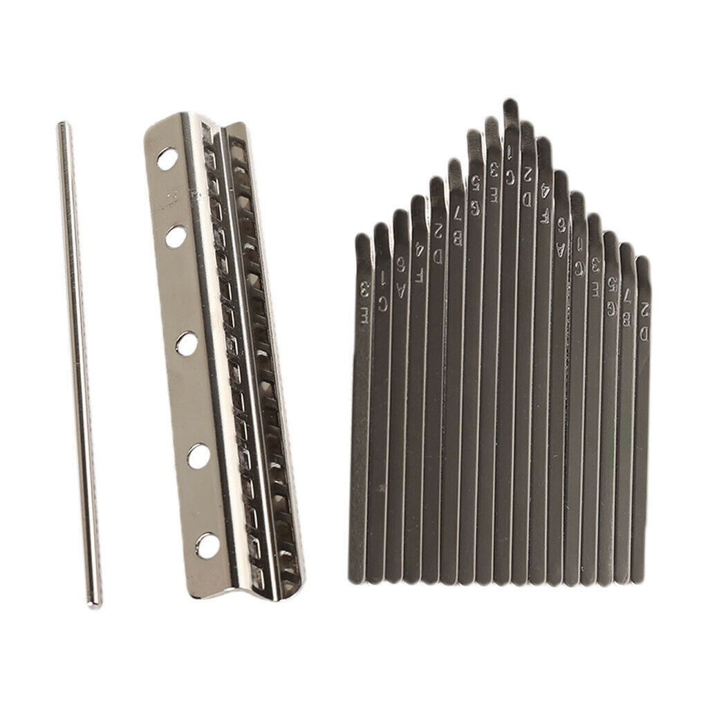17 Packs Thumb Piano Keys Set for Kalimba Music Instrument Luthier Tools