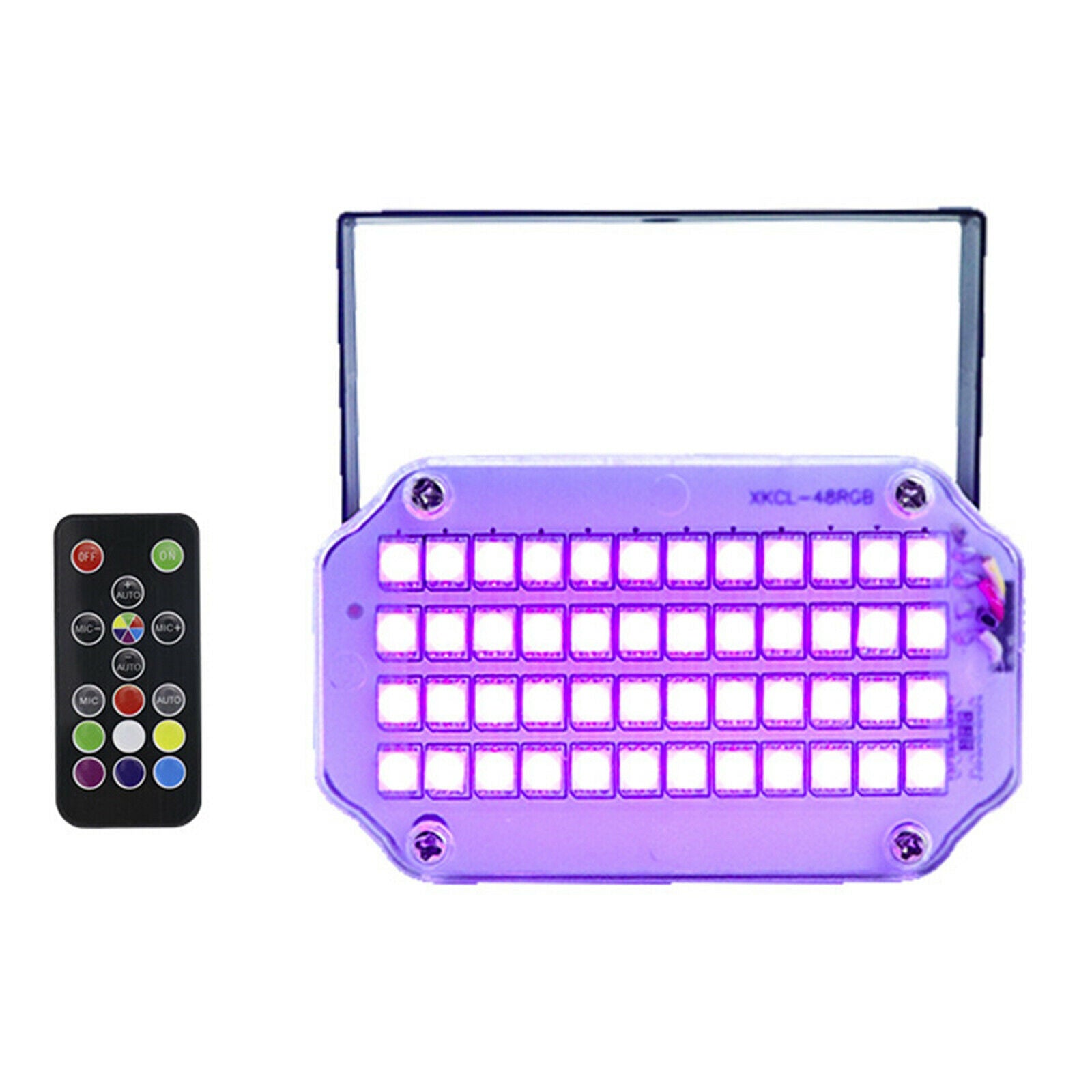 Mini 48 LED Strobe Light Party Club Flash Stage Lighting Remote Control -EU