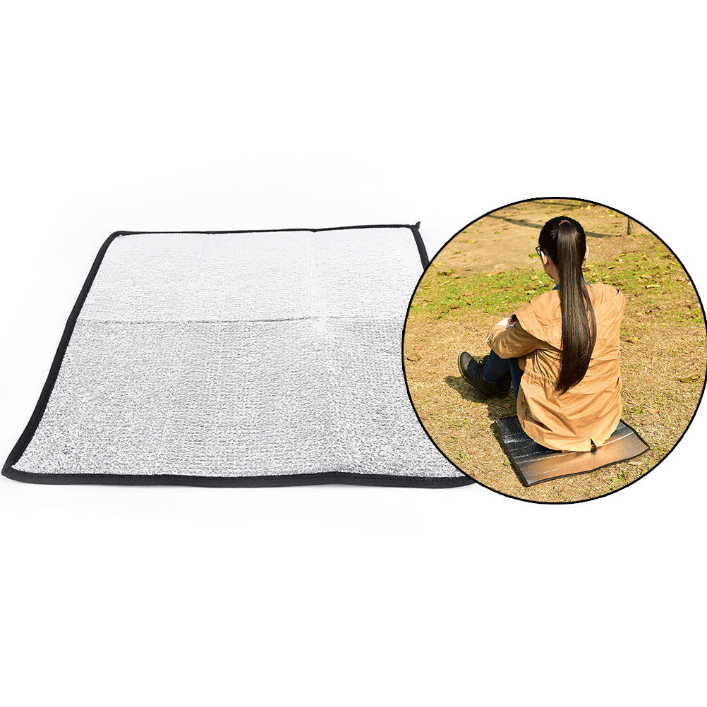 Waterproof Aluminum Foil Eva Camping Mat Foldable Picnic Sitting Mat Pad .l8