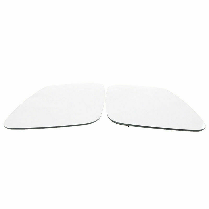 Pair Side Rearview Mirror Glass Heated Fit BMW 5/6/7-Series E60 E61 F+ 2007-2017