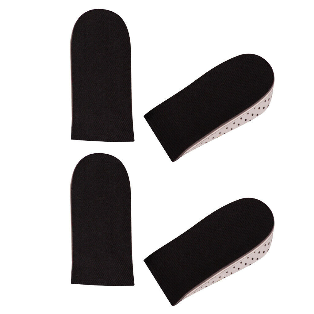 2Pairs Soft Breathable Adjustable Memory Foam Height Increase Insoles 3cm