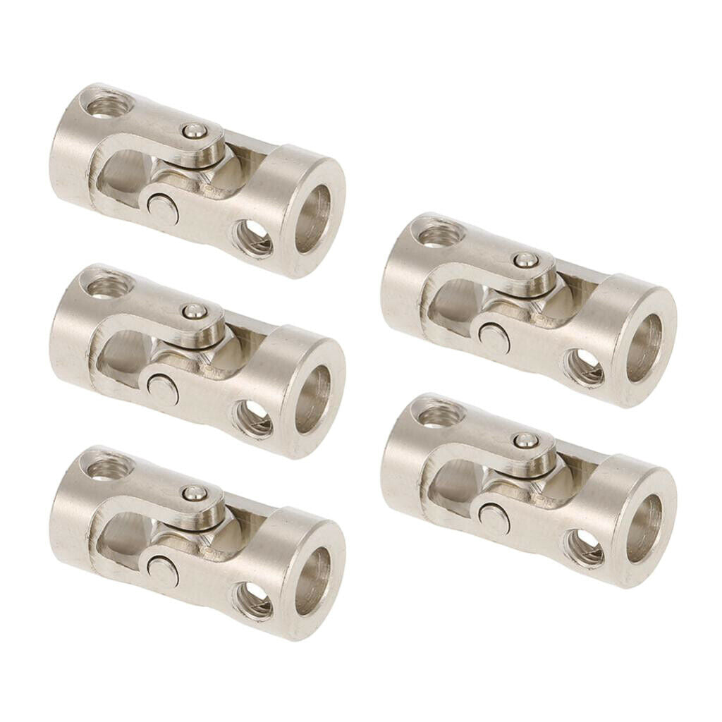 Set of 5 Metal Cardan Coupling Universal Joint RC Truck Universal Joint 5mm x