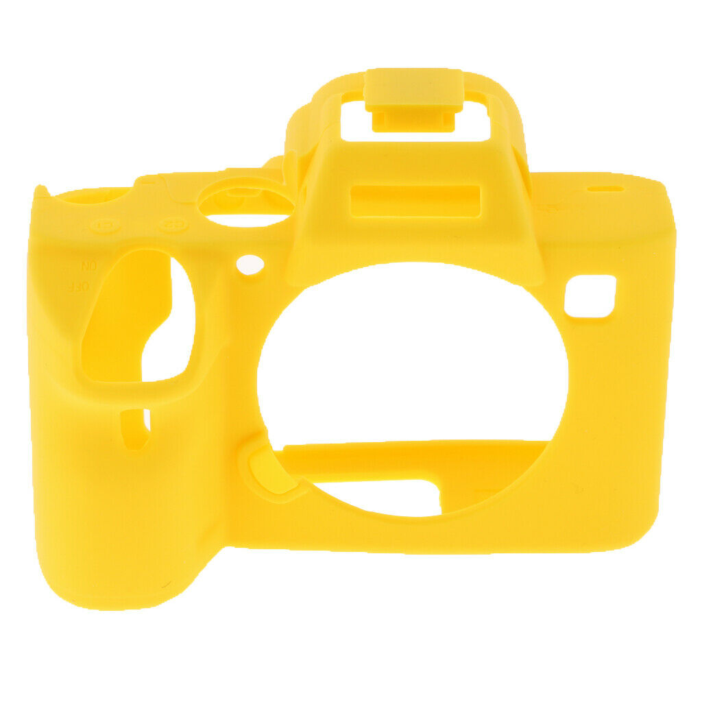 Yellow Soft Skin Silicone Cover Case for Sony A7III A7RIII A7MIII Camera