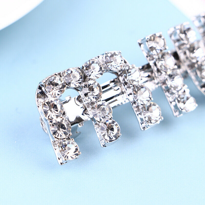 Simple letter hairpin temperament girl bangs clip side clip spring clip