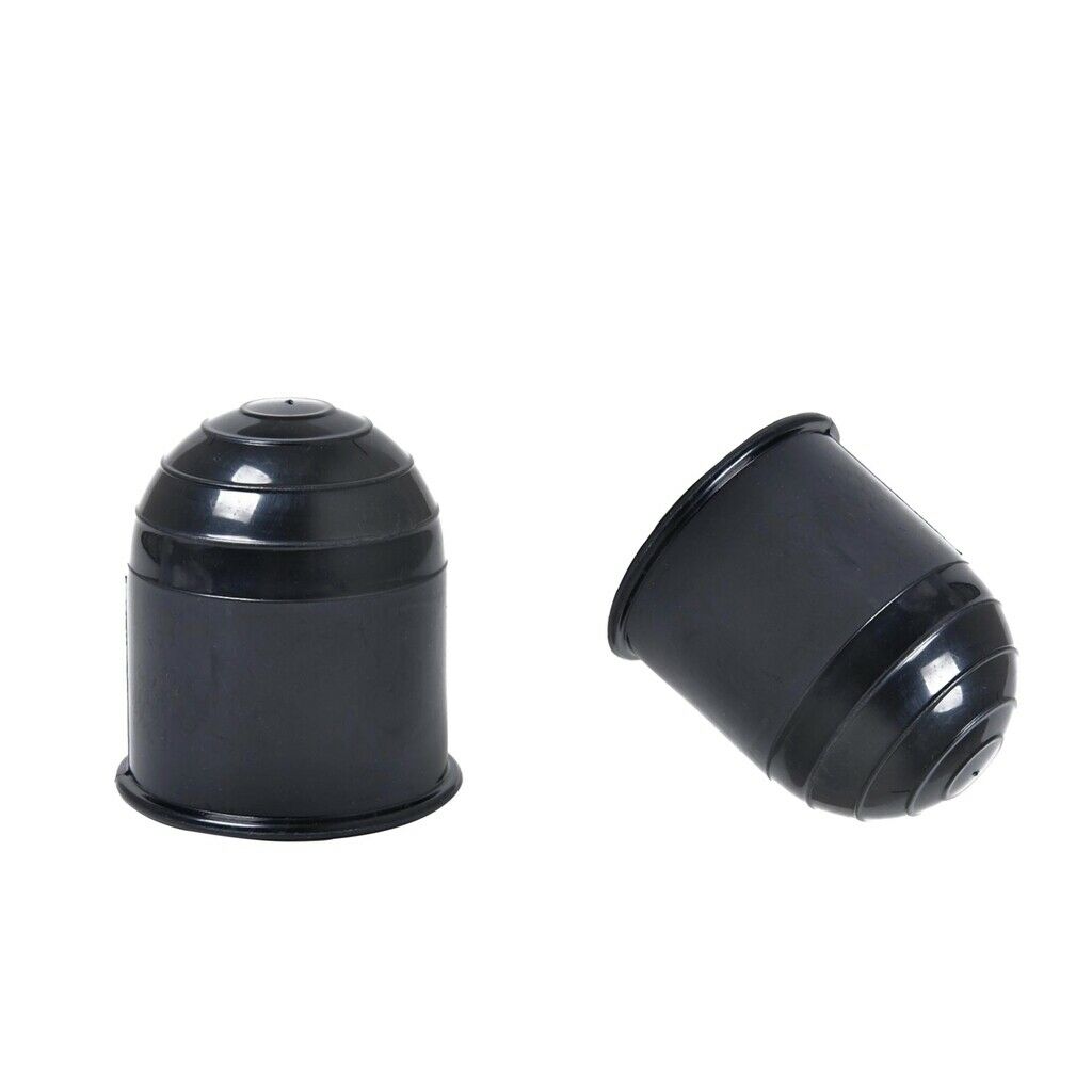 2x Plastic Tow Ball Bar Clean Tidy Protect Hitch Towball  Cover 50mm Van