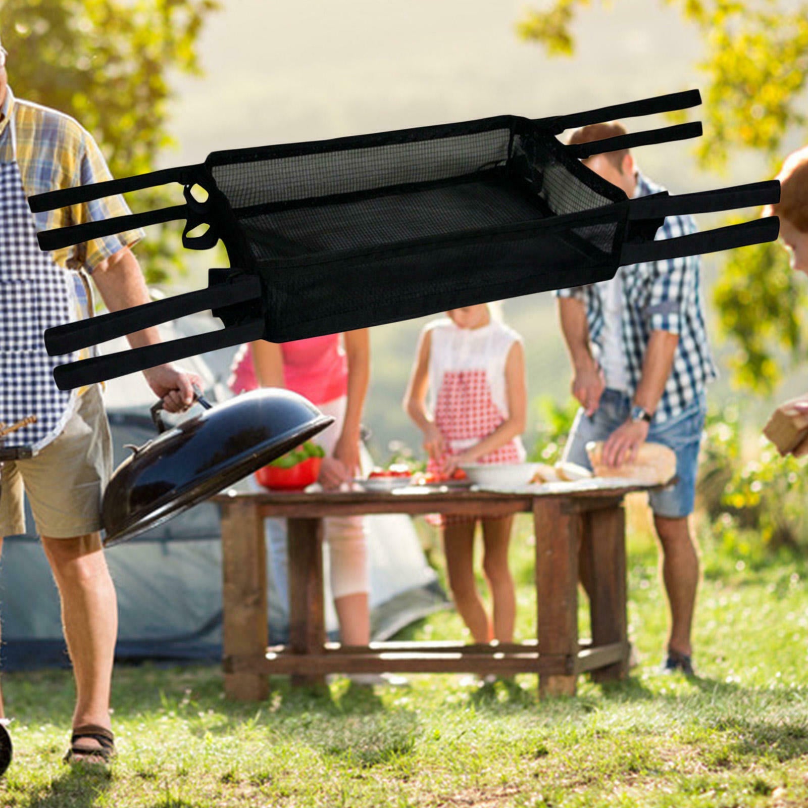 Camping Table Storage Bag Portable Hanging Tableware Organizer for Barbecue