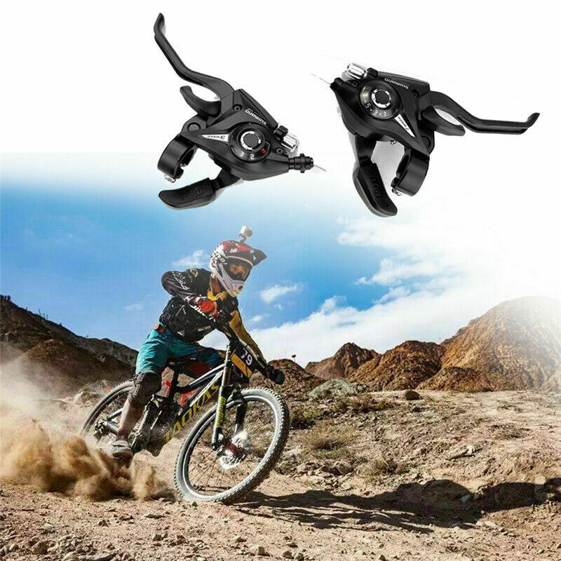 Shimano ST-EF51-7 MTB Bike Gear 3 x 7 Speed Brake Shifter Combo Lever 1 Pair Set