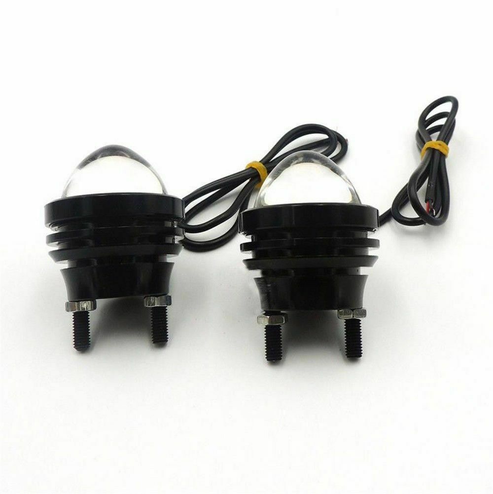 2Pcs White 5W High Power Fish / Bull  Eye Projector Fog Light DRL LED Lamps