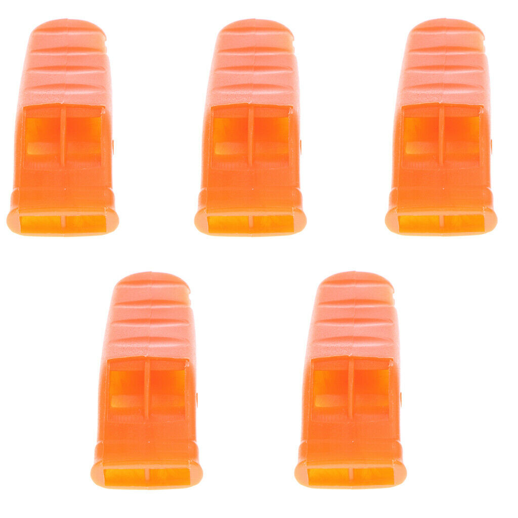 5x Lifesaving Emergency Survival Tool SOS Whistle for Hiking Camping Boating