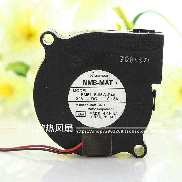 For NMB BM5115-05W-B40 Fan DC24V 0.13A 2Pin 51*51*15mm