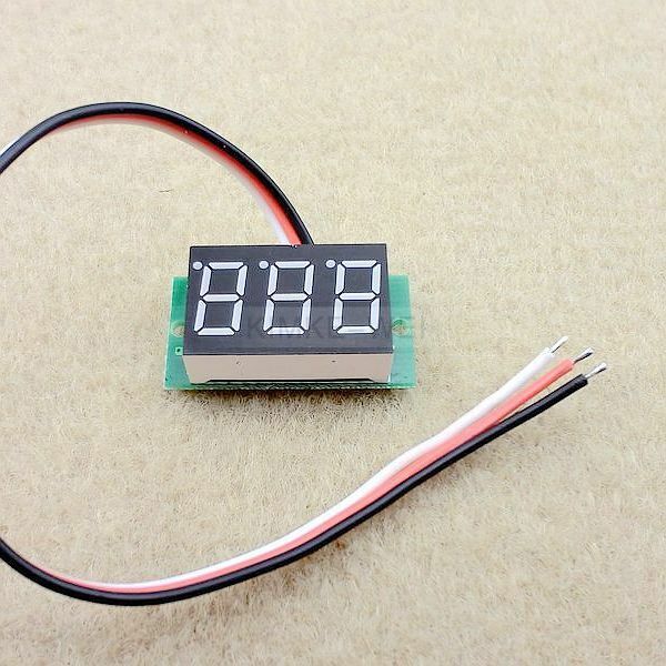 DC 0-100V Red LED Digital Voltmeter Voltage Panel Meter