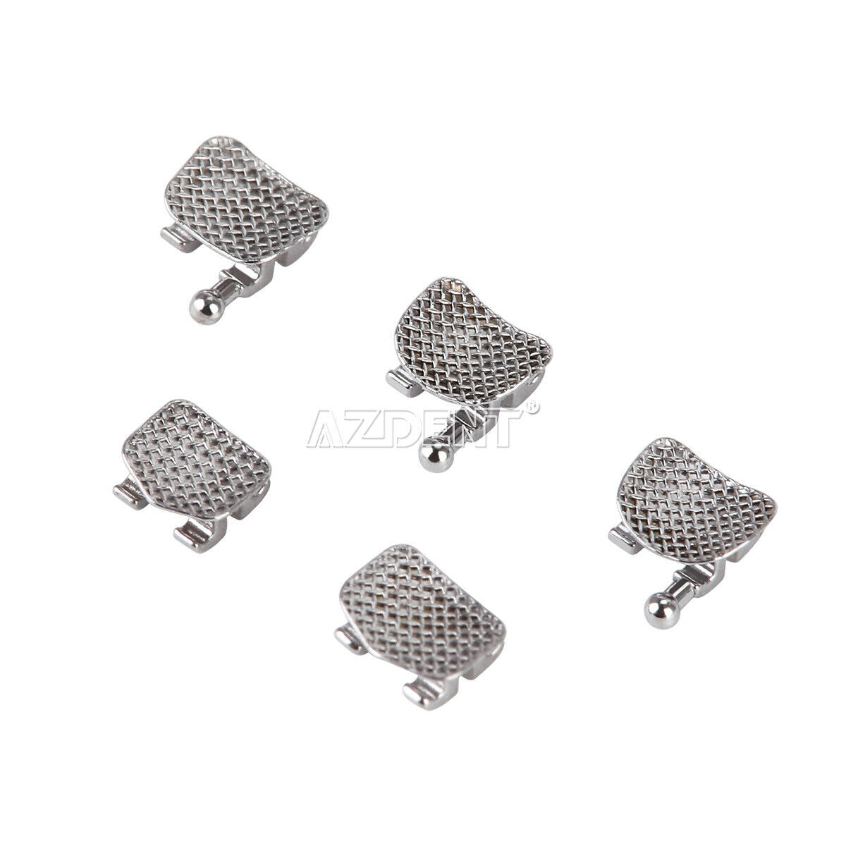 20 X AZDENT Dental Orthodontic Bracket Braces Standard Edgewise 018 Hooks 3-4-5
