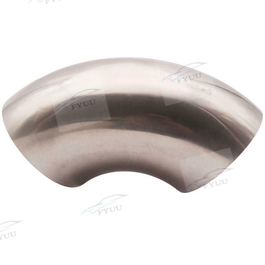4” Ultra Tight Radius Mandrel Bend 90 Degree 304 Stainless Steel 0.84D Exhaust
