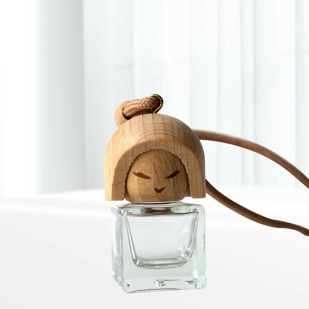 1pc Car Empty Perfume Bottle Air Freshener Oil Aromatherapy Bottle Ornament
