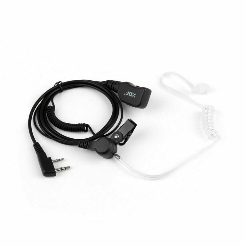 1x 2 Pin Covert Acoustic Air Tube Headset For Kenwood TK-3107 BaoFeng Radio  AT2