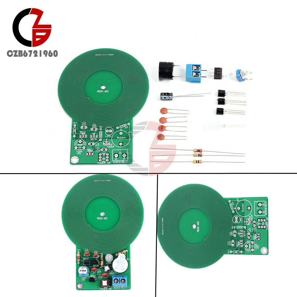 Electronic Kit Metal Detector Kit DC 3V-5V 60mm Non-contact Sensor DIY Kit