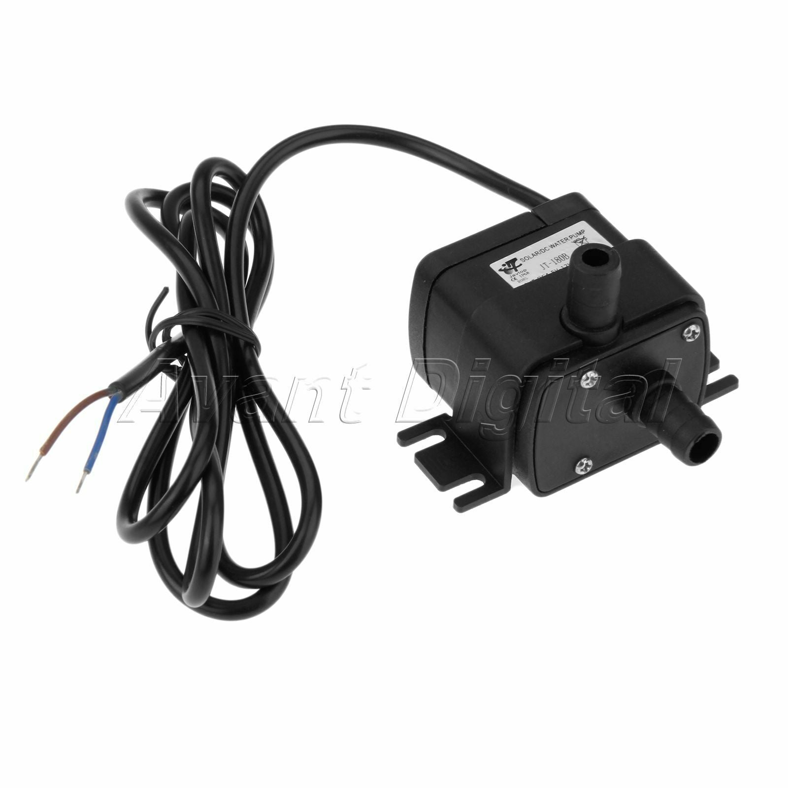 PC 12V 350L/H Pump Brushless Fish Pond Garden Waterproof Water Pump Rubber Hose