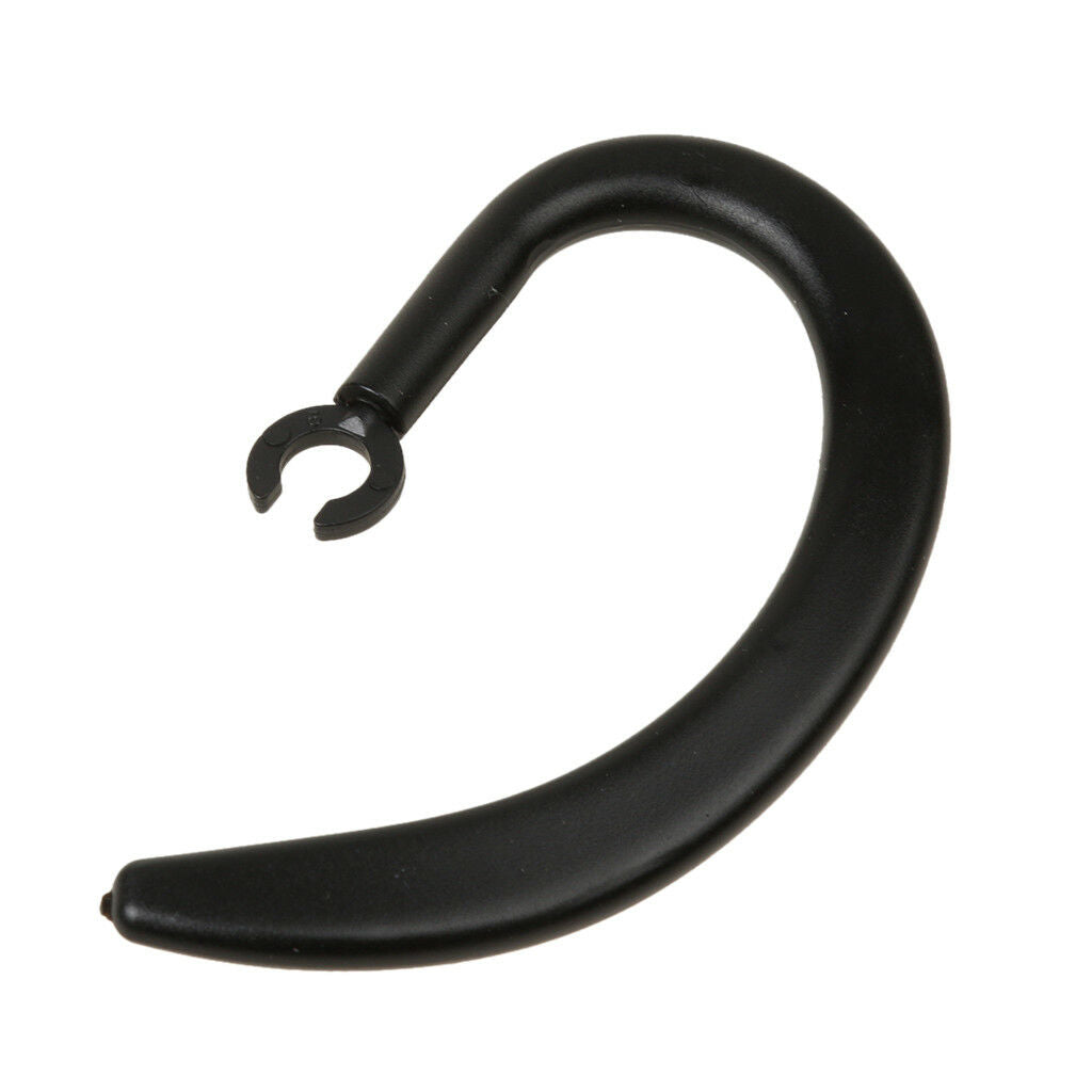 6 Pieces Universal Small Clamp Bluetooth Spare Ear Hook Loop Clip Black