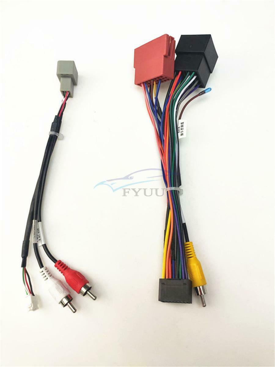 1× 16 PIN Vehicle Audio Wiring Harness With USB Cable For Lada Vesta 2006-2016