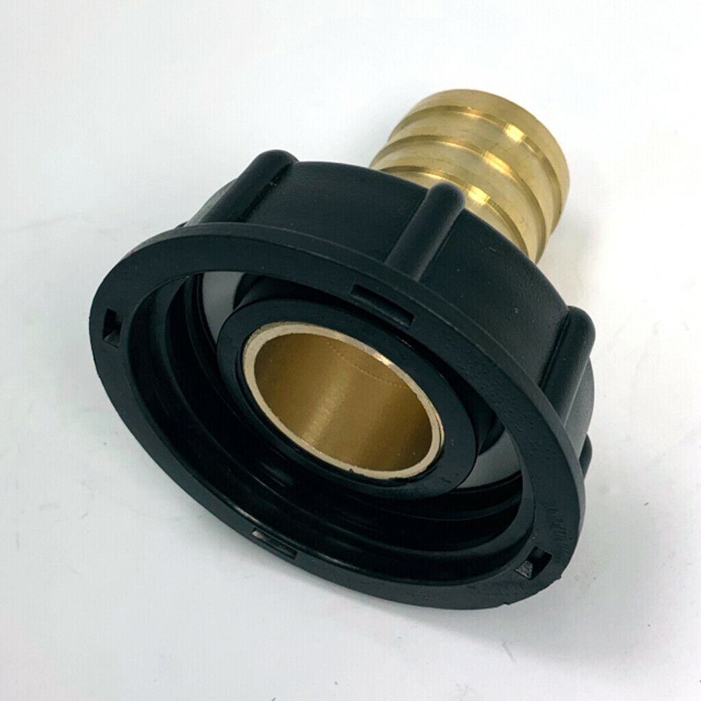 4Pcs 32mm IBC 1000L Water Tank Tap Fitting Connector 1" Brass Hose Adapter