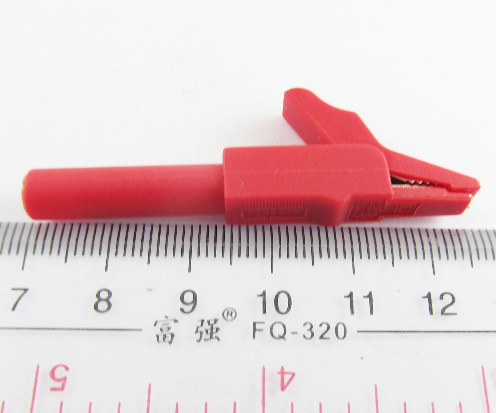 2pcs Full Insulated Alligator Clip to 4mm Banana Female Test Adapter Red Black