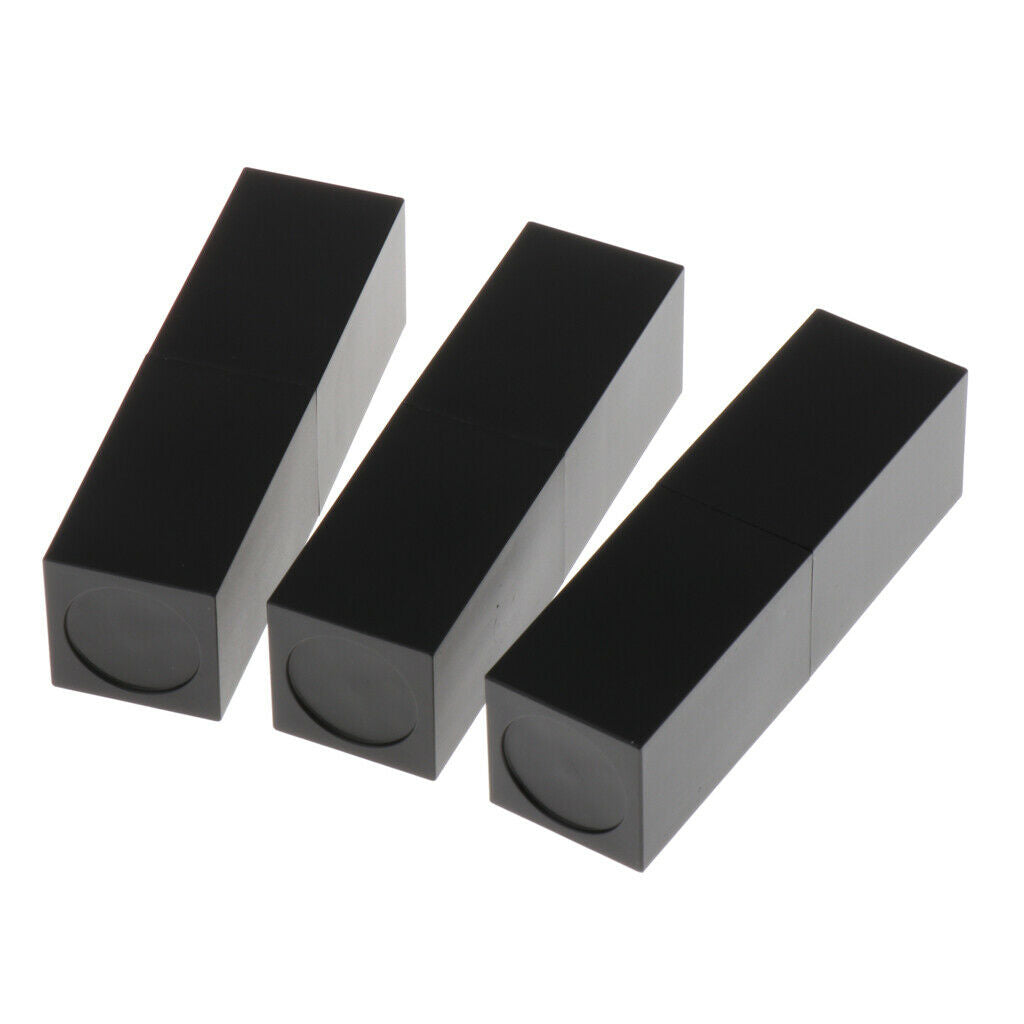 12.1mm Square Empty Lipstick Tubes Lip Balm Vials Containers Bottles 3x