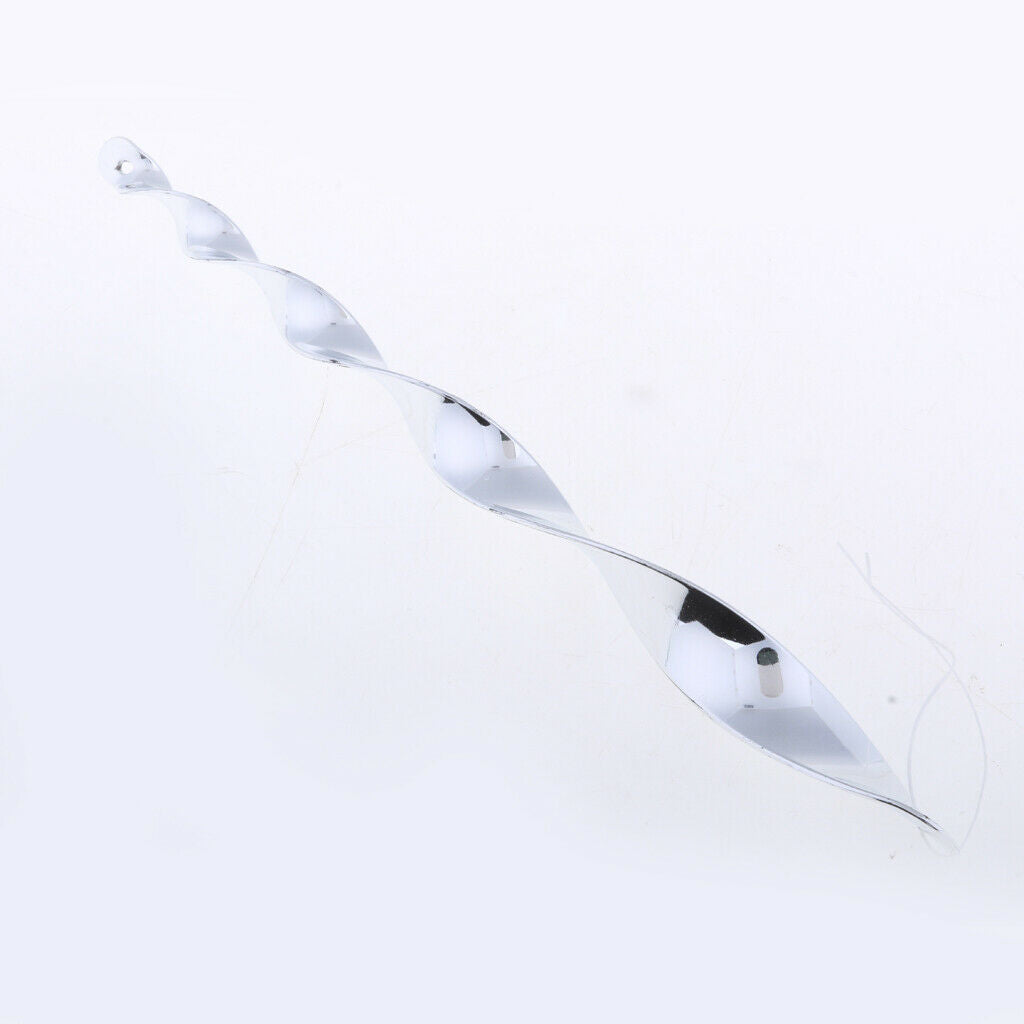 6Pcs Bird Repellent Wind Twisting Scare Rods Reflective Spiral Deterrent