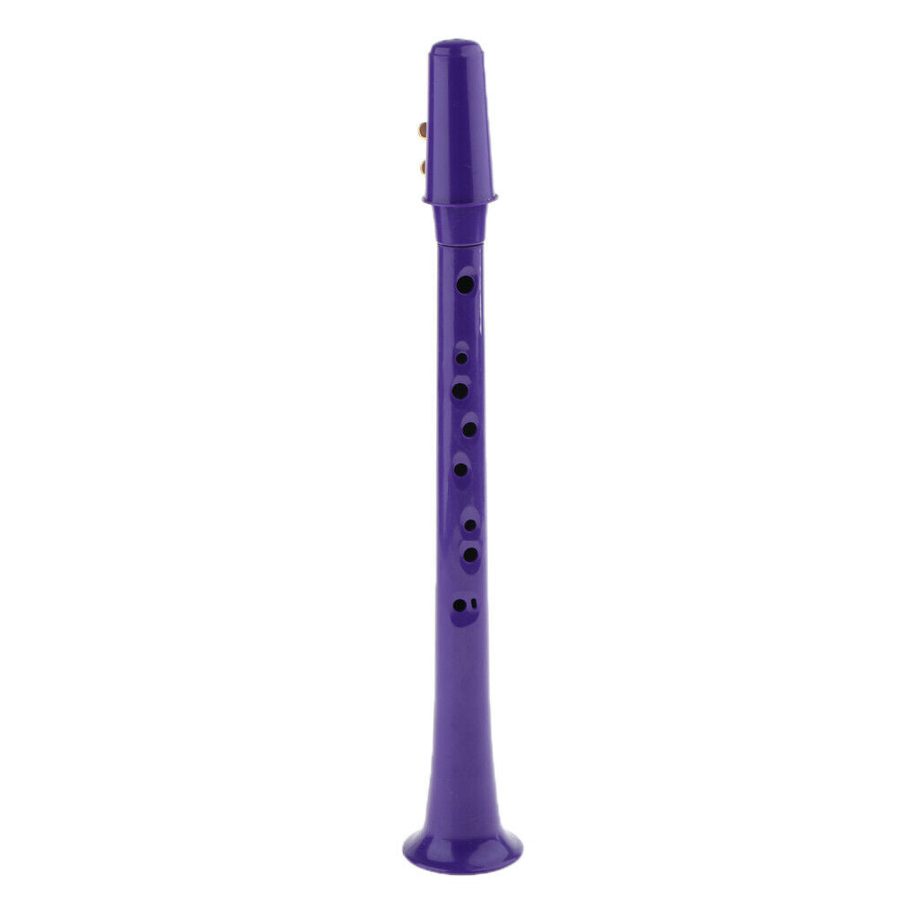 1 Piece Pocket Simple Mini Saxophone Clarinet Black Tube Instrument Purple