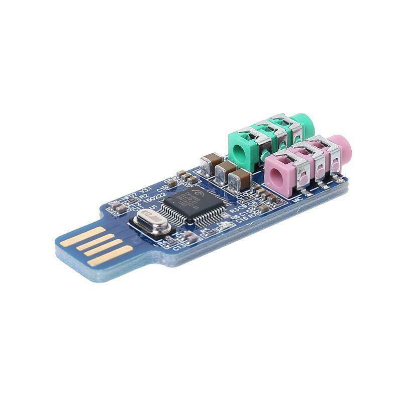CM108 USB Drive Free Sound Card Laptop Computer External Sound Card Module