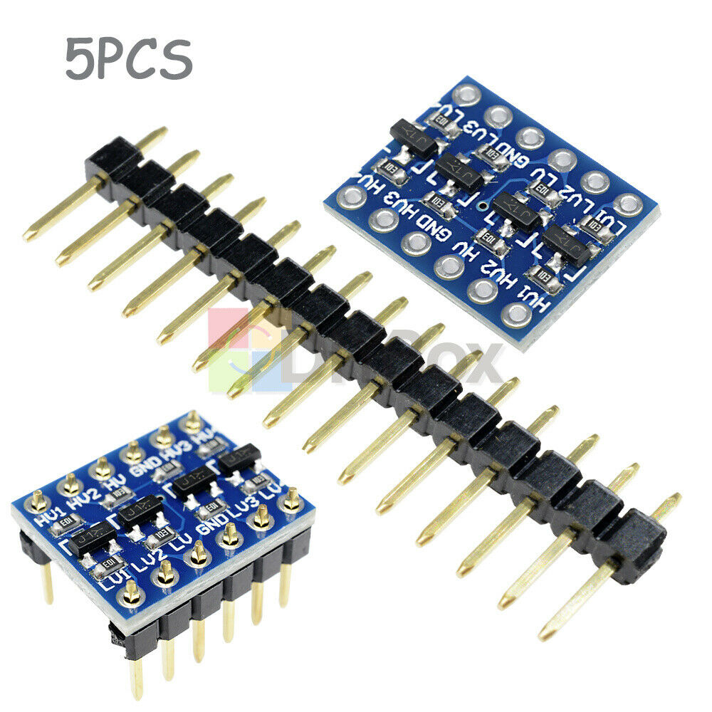 5x IIC Logic Level Converter I2C Bi-Directional Module 5V to 3.3V Fit F/ Arduino