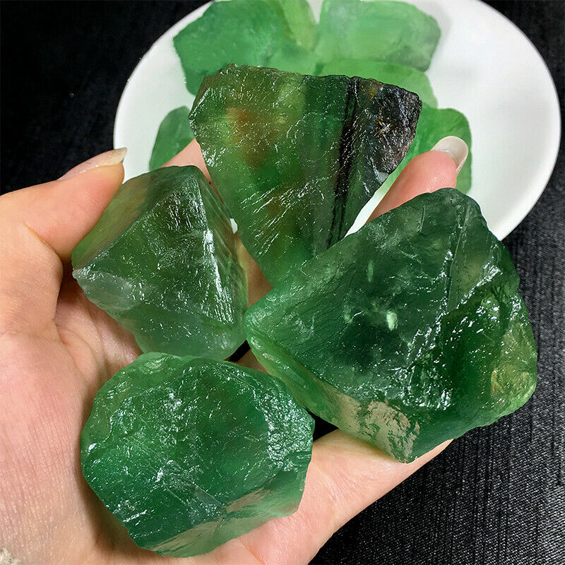DIY 100g Natural Green Fluorite Raw Rough Stone Crystal Quartz Mineral Specimen