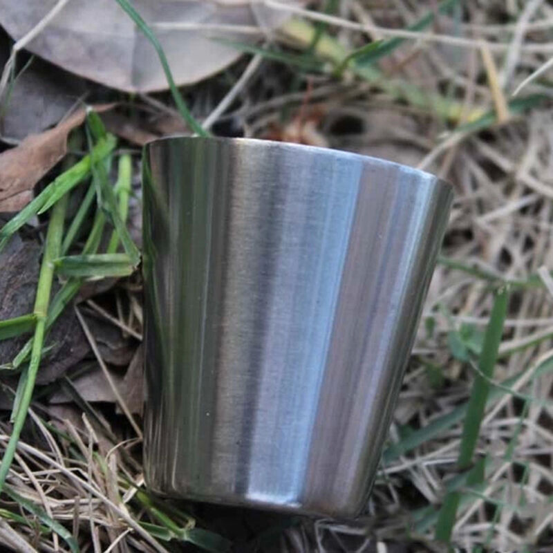 4X  Stainless Steel Cup Mug Drinking Coffee  Tea Beer Tumbler Camping..l8